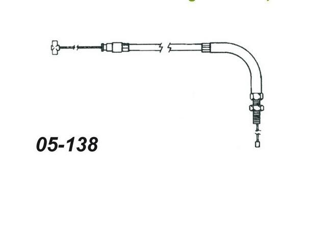 Gasswire Polaris Enkel (universal) OEM: 7080187 7080260 